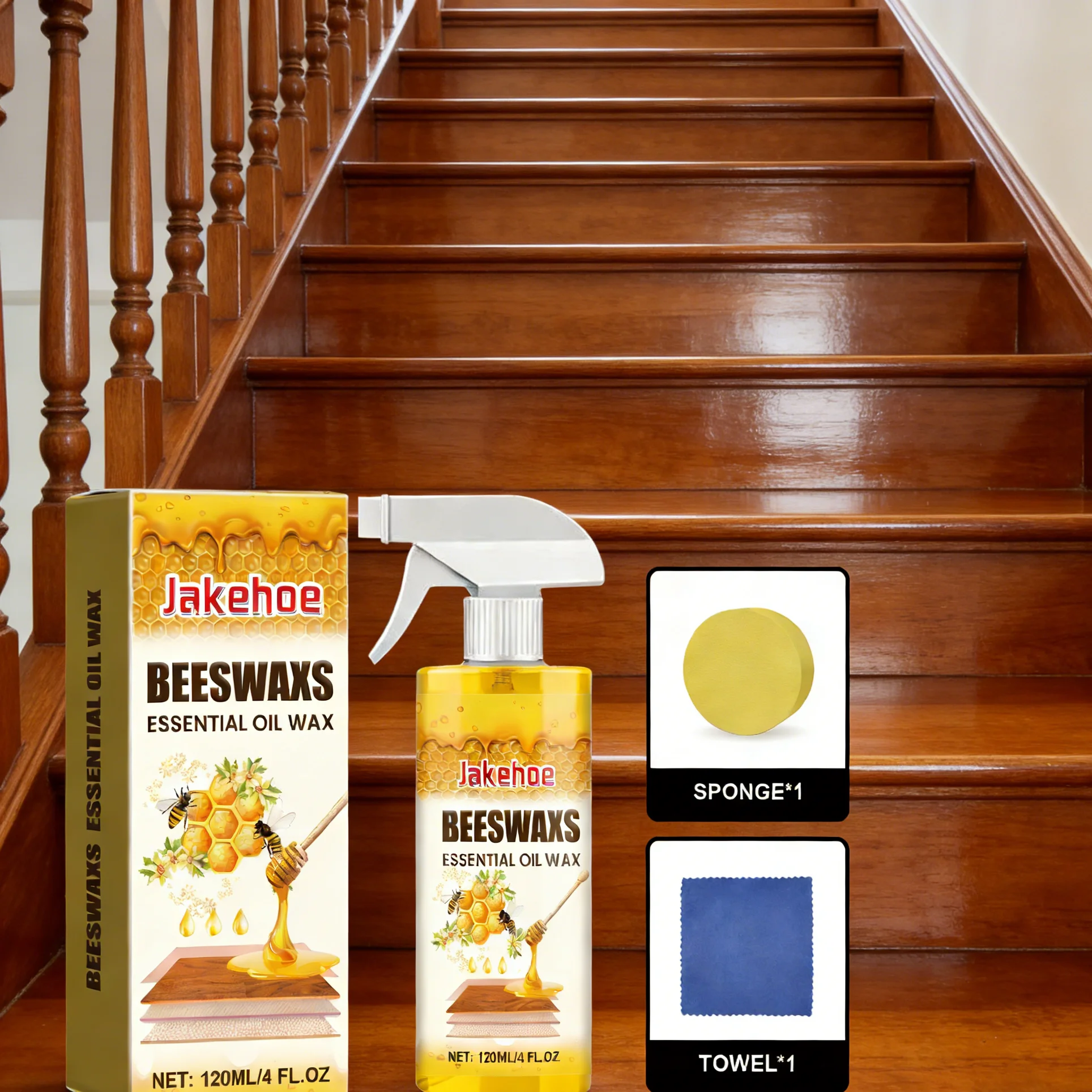 Woodworking Oil - Спрей для полировки мебели с пчелиным