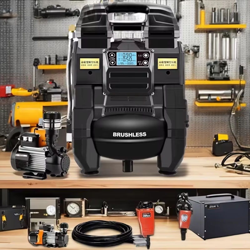 Woodworking Oil - Портативный небольшой безмасляный воздушный компрессор, деревообработка,