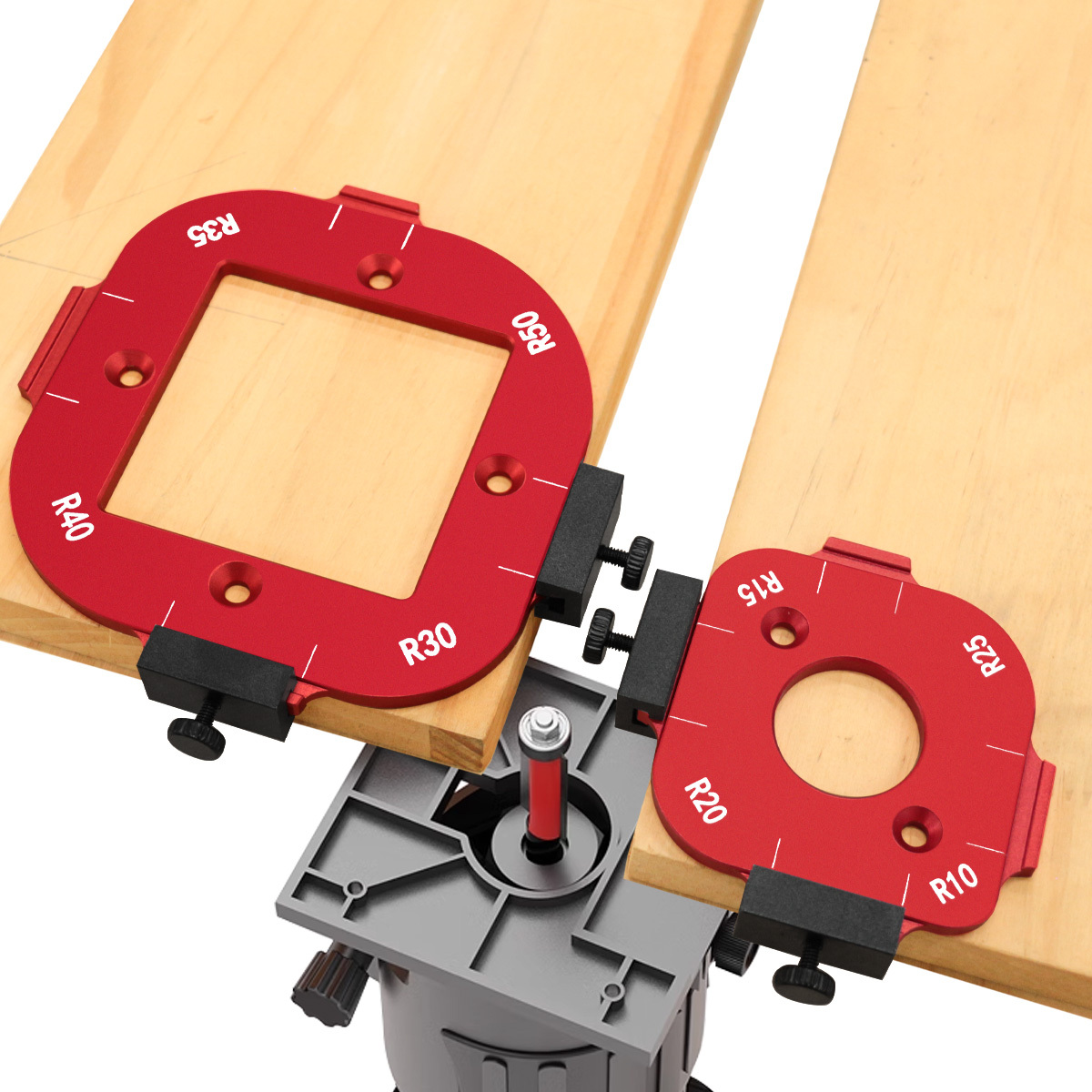 Woodworking Design Software - Шаблон для фрезерования углов, 4-в-1, для