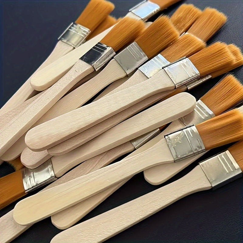 Woodworking Oil - 10 шт., кисть с нейлоновой щетиной