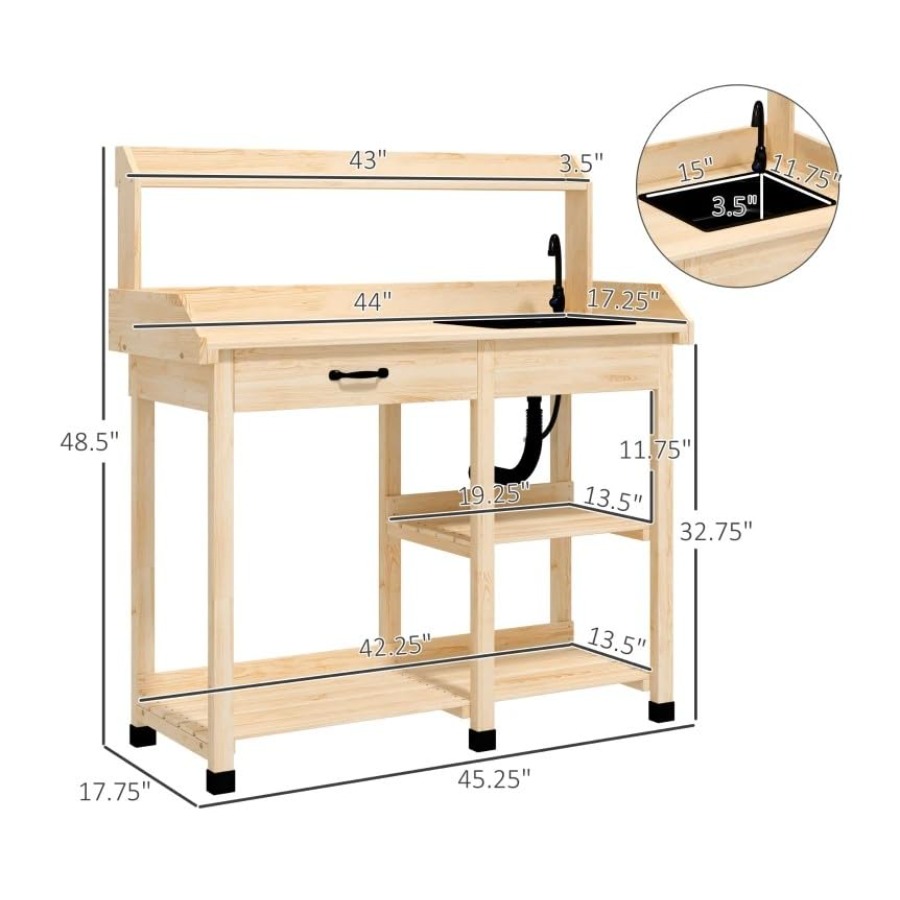 Деревянный стол для пересадки  – обзор и цена Workbench Woodworking