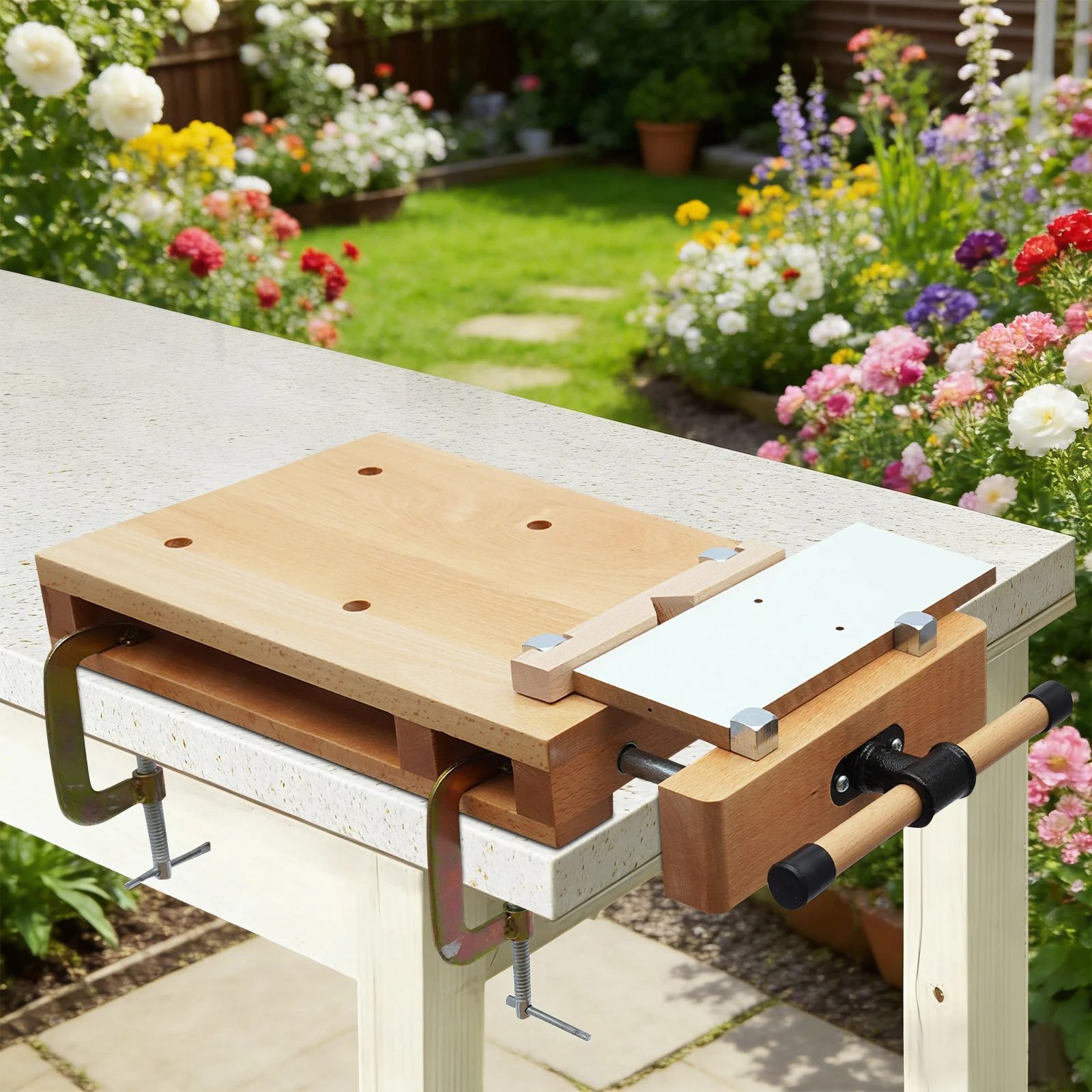 Деревянный верстак, усиленный  – обзор и цена Woodworking Vise For Workbench