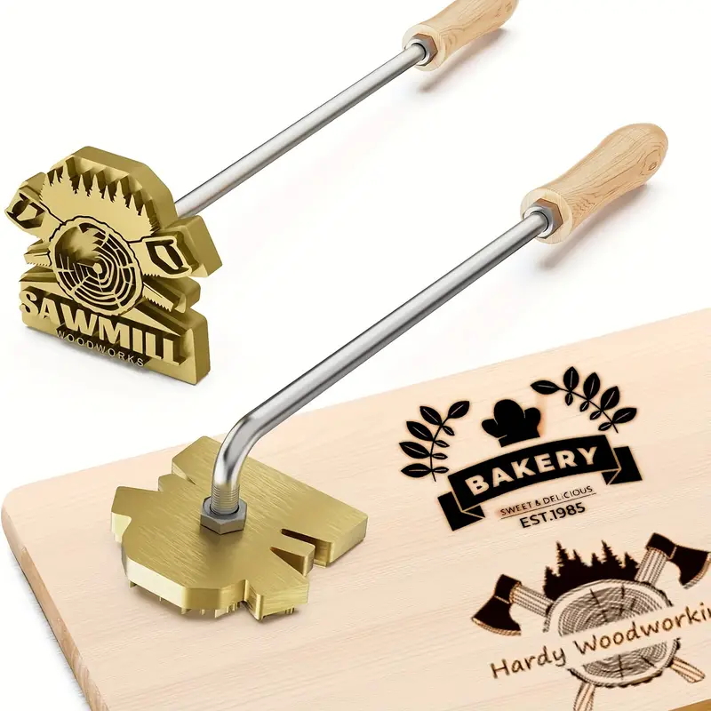 Персонализированный штамп M8 д – обзор и цена Woodworking Logo Design